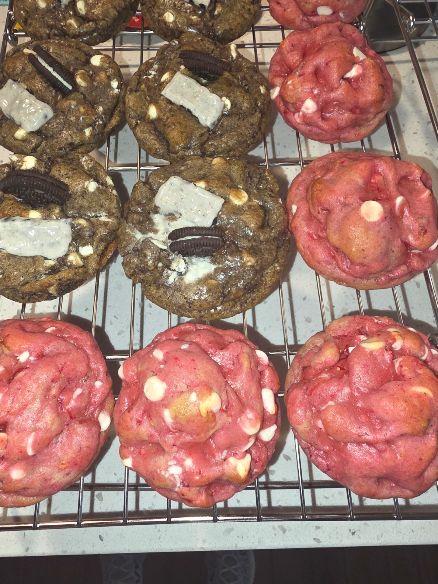 Fresh Cookies on the Cooling Rack